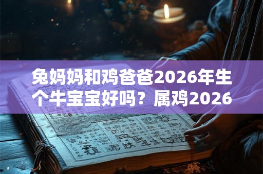 兔妈妈和鸡爸爸2026年生个牛宝宝好吗？属鸡2026年运势好吗？