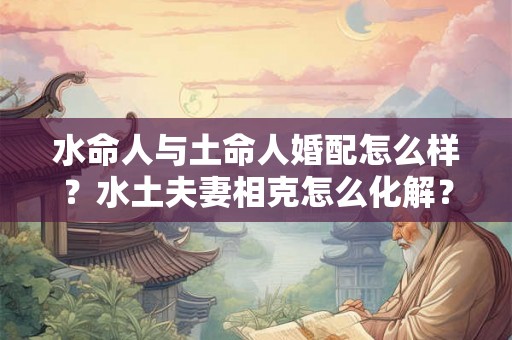 水命人与土命人婚配怎么样？水土夫妻相克怎么化解？