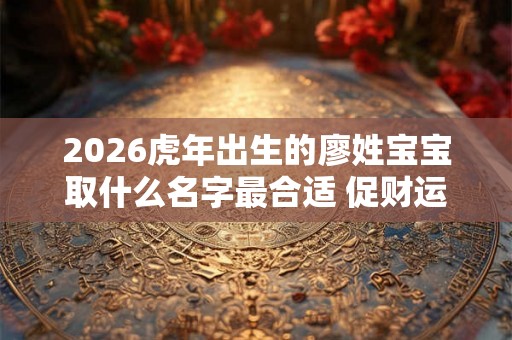 2026虎年出生的廖姓宝宝取什么名字最合适 促财运取名