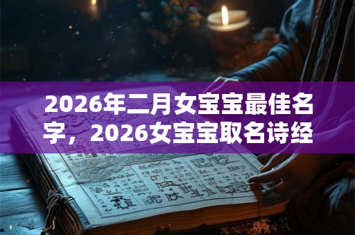 2026年二月女宝宝最佳名字，2026女宝宝取名诗经