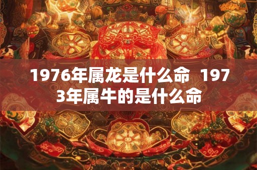 1976年属龙是什么命  1973年属牛的是什么命