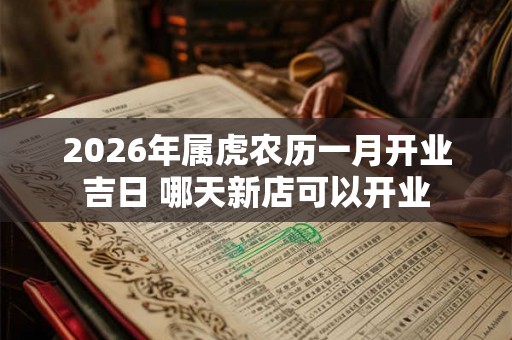 2026年属虎农历一月开业吉日 哪天新店可以开业
