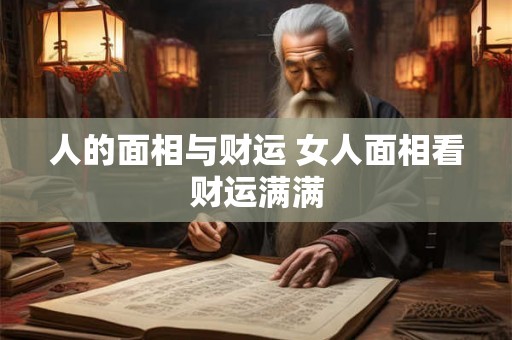 人的面相与财运 女人面相看财运满满 人的面相与财运 女人面相看财运满满