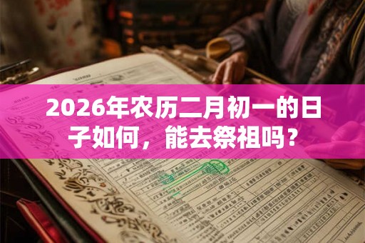 2026年农历二月初一的日子如何，能去祭祖吗？