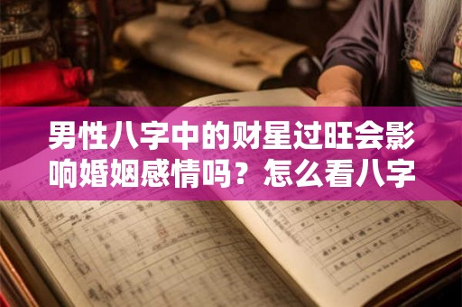男性八字中的财星过旺会影响婚姻感情吗？怎么看八字中有没有财星？