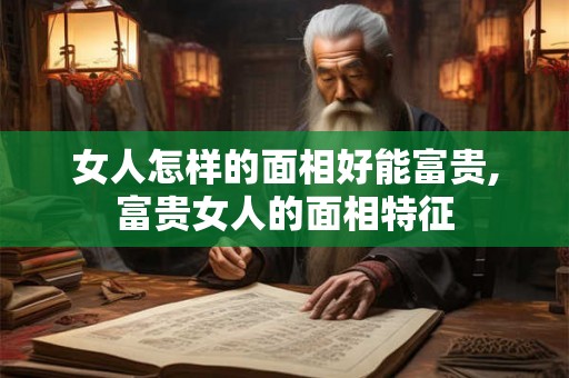 女人怎样的面相好能富贵,富贵女人的面相特征 女人怎样的面相好能富贵,富贵女人的面相特征