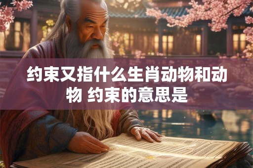 约束又指什么生肖动物和动物 约束的意思是
