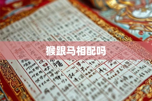 猴跟马相配吗