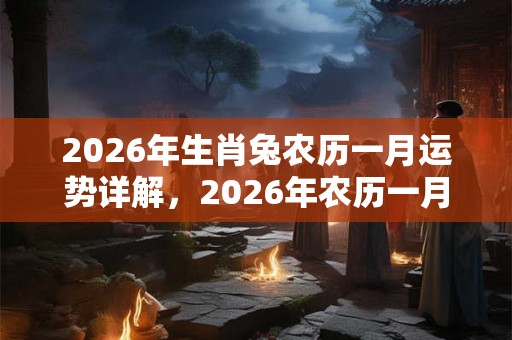 2026年生肖兔农历一月运势详解,2026年农历一月吉日一览! 2026年生肖兔农历一月运势详解,2026年农历一月吉日一览!
