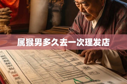 属猴男多久去一次理发店