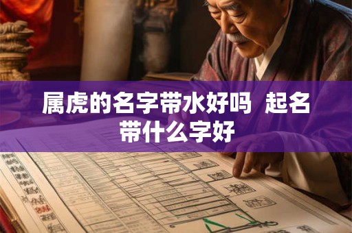 属虎的名字带水好吗 起名带什么字好 属虎的名字带水好吗 起名带什么字好