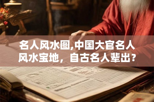 名人风水图,中国大官名人风水宝地，自古名人辈出？