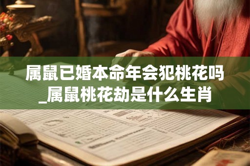 属鼠已婚本命年会犯桃花吗_属鼠桃花劫是什么生肖 属鼠已婚本命年会犯桃花吗_属鼠桃花劫是什么生肖