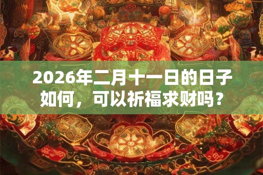 2026年二月十一日的日子如何，可以祈福求财吗？