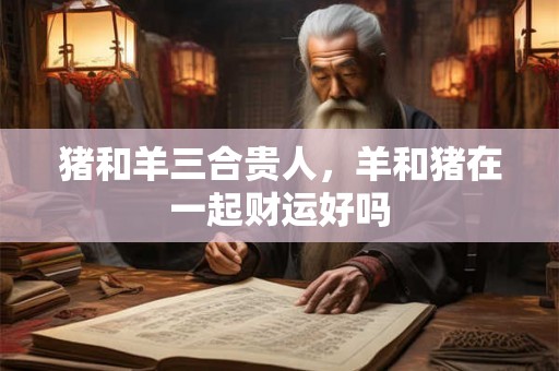 猪和羊三合贵人,羊和猪在一起财运好吗 猪和羊三合贵人,羊和猪在一起财运好吗