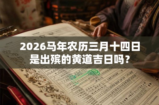 2026马年农历三月十四日是出殡的黄道吉日吗？