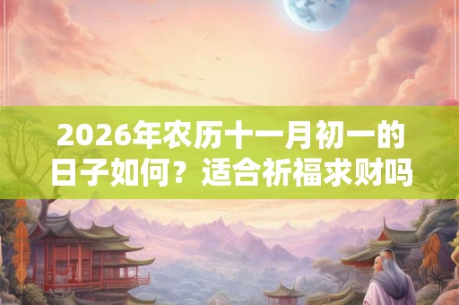 2026年农历十一月初一的日子如何?适合祈福求财吗? 2026年农历十一月初一的日子如何?适合祈福求财吗?