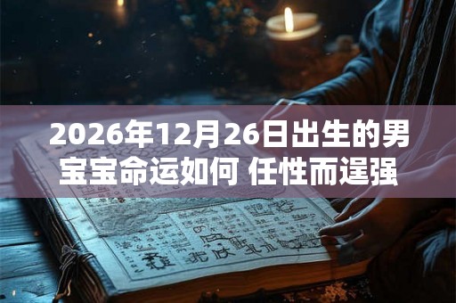 2026年12月26日出生的男宝宝命运如何 任性而逞强 2026年12月26日出生的男宝宝命运如何 任性而逞强