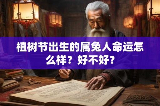 植树节出生的属兔人命运怎么样？好不好？