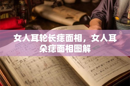 女人耳轮长痣面相,女人耳朵痣面相图解 女人耳轮长痣面相,女人耳朵痣面相图解