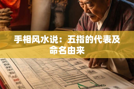 手相风水说：五指的代表及命名由来
