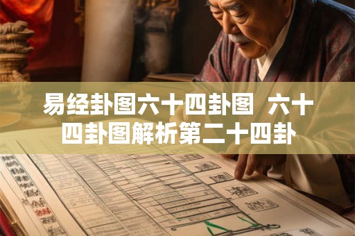 易经卦图六十四卦图 六十四卦图解析第二十四卦 易经卦图六十四卦图 六十四卦图解析第二十四卦