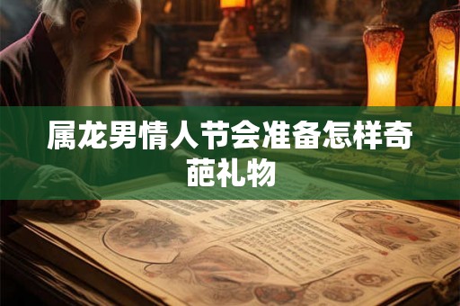 属龙男情人节会准备怎样奇葩礼物