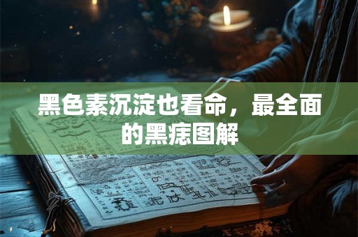 黑色素沉淀也看命，最全面的黑痣图解