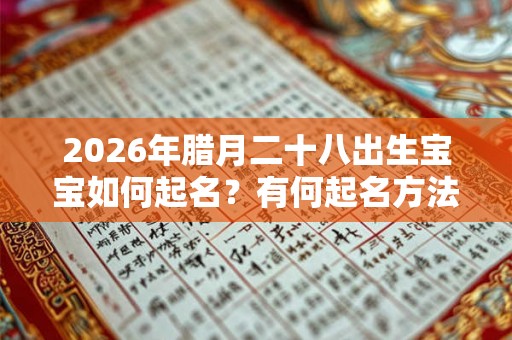 2026年腊月二十八出生宝宝如何起名？有何起名方法？