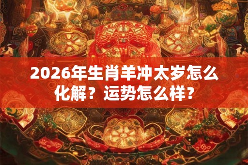 2026年生肖羊冲太岁怎么化解?运势怎么样? 2026年生肖羊冲太岁怎么化解?运势怎么样?