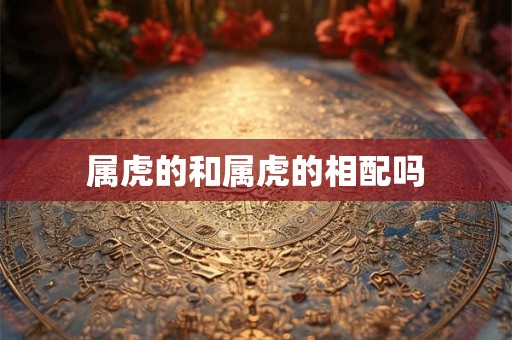 属虎的和属虎的相配吗