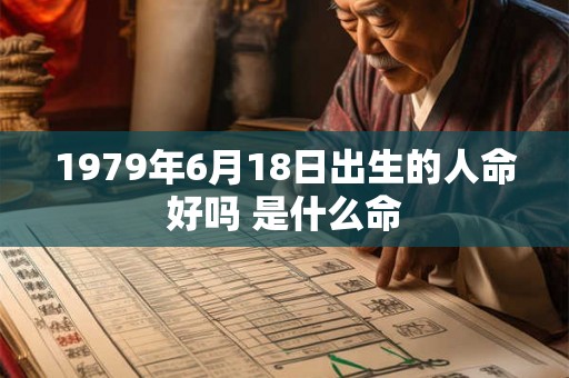 1979年6月18日出生的人命好吗 是什么命