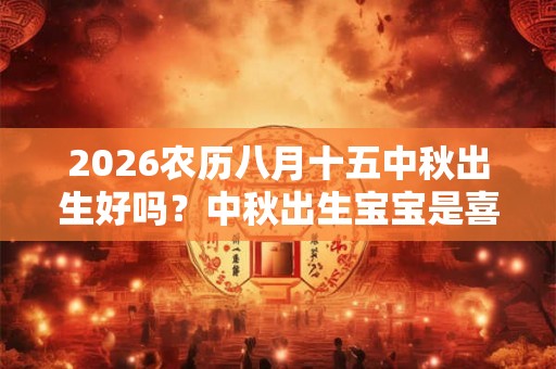 2026农历八月十五中秋出生好吗？中秋出生宝宝是喜木命？