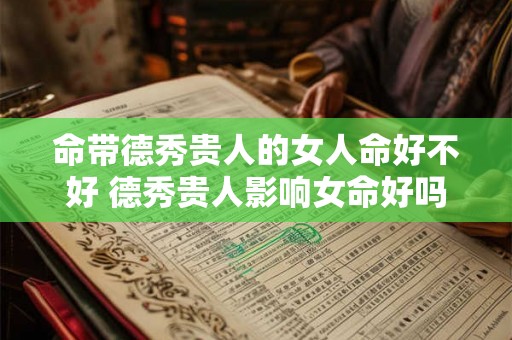 命带德秀贵人的女人命好不好 德秀贵人影响女命好吗 命带德秀贵人的女人命好不好 德秀贵人影响女命好吗