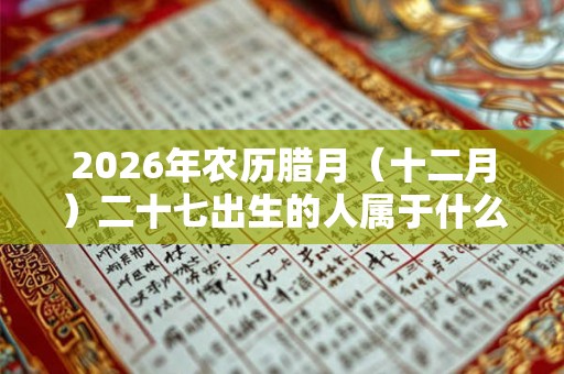 2026年农历腊月(十二月)二十七出生的人属于什么星座? 2026年农历腊月(十二月)二十七出生的人属于什么星座?