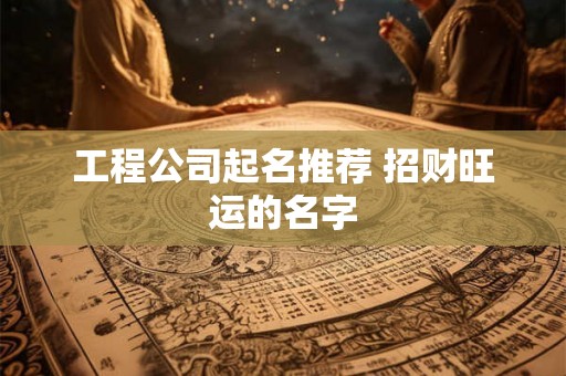 工程公司起名推荐 招财旺运的名字 工程公司起名推荐 招财旺运的名字
