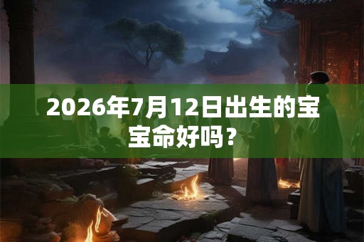 2026年7月12日出生的宝宝命好吗? 2026年7月12日出生的宝宝命好吗?