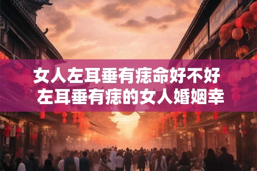 女人左耳垂有痣命好不好  左耳垂有痣的女人婚姻幸福美满