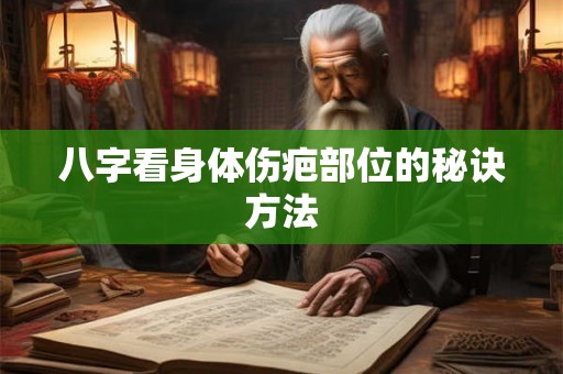 八字看身体伤疤部位的秘诀方法