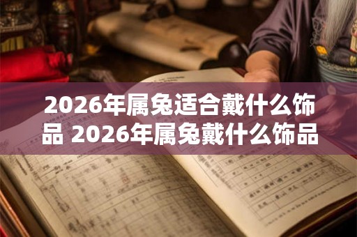2026年属兔适合戴什么饰品 2026年属兔戴什么饰品