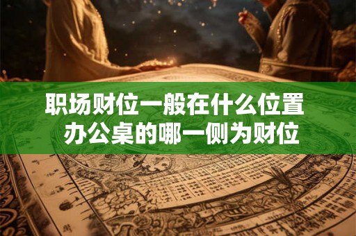 职场财位一般在什么位置 办公桌的哪一侧为财位 职场财位一般在什么位置 办公桌的哪一侧为财位