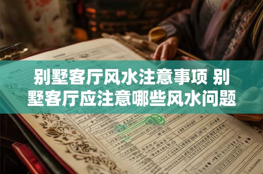 别墅客厅风水注意事项 别墅客厅应注意哪些风水问题