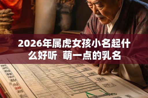 2026年属虎女孩小名起什么好听  萌一点的乳名
