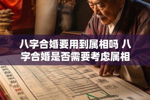 八字合婚要用到属相吗 八字合婚是否需要考虑属相