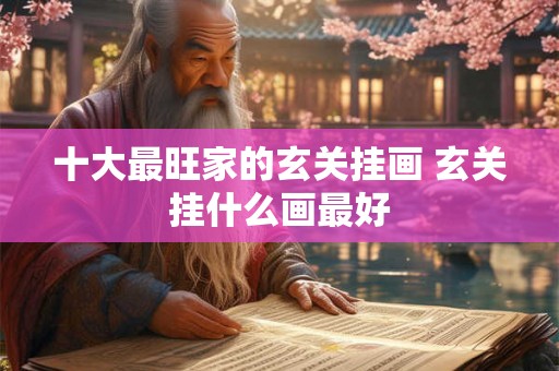 十大最旺家的玄关挂画 玄关挂什么画最好 十大最旺家的玄关挂画 玄关挂什么画最好
