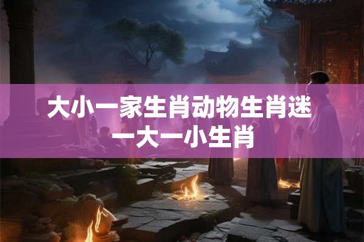 大小一家生肖动物生肖迷 一大一小生肖