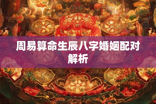 周易算命生辰八字婚姻配对解析