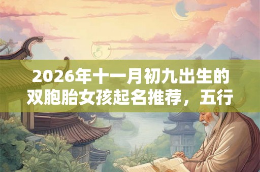 2026年十一月初九出生的双胞胎女孩起名推荐，五行属什么