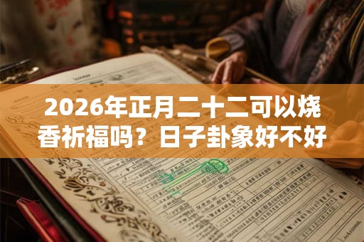 2026年正月二十二可以烧香祈福吗？日子卦象好不好？