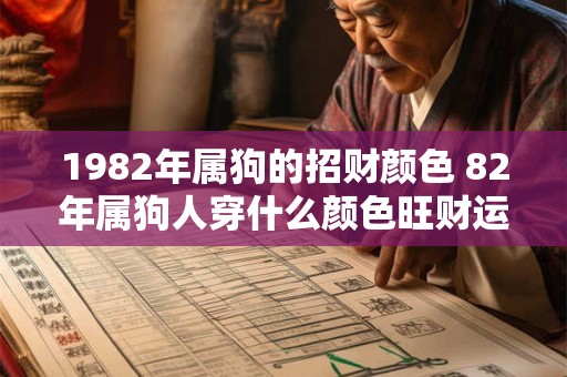 1982年属狗的招财颜色 82年属狗人穿什么颜色旺财运